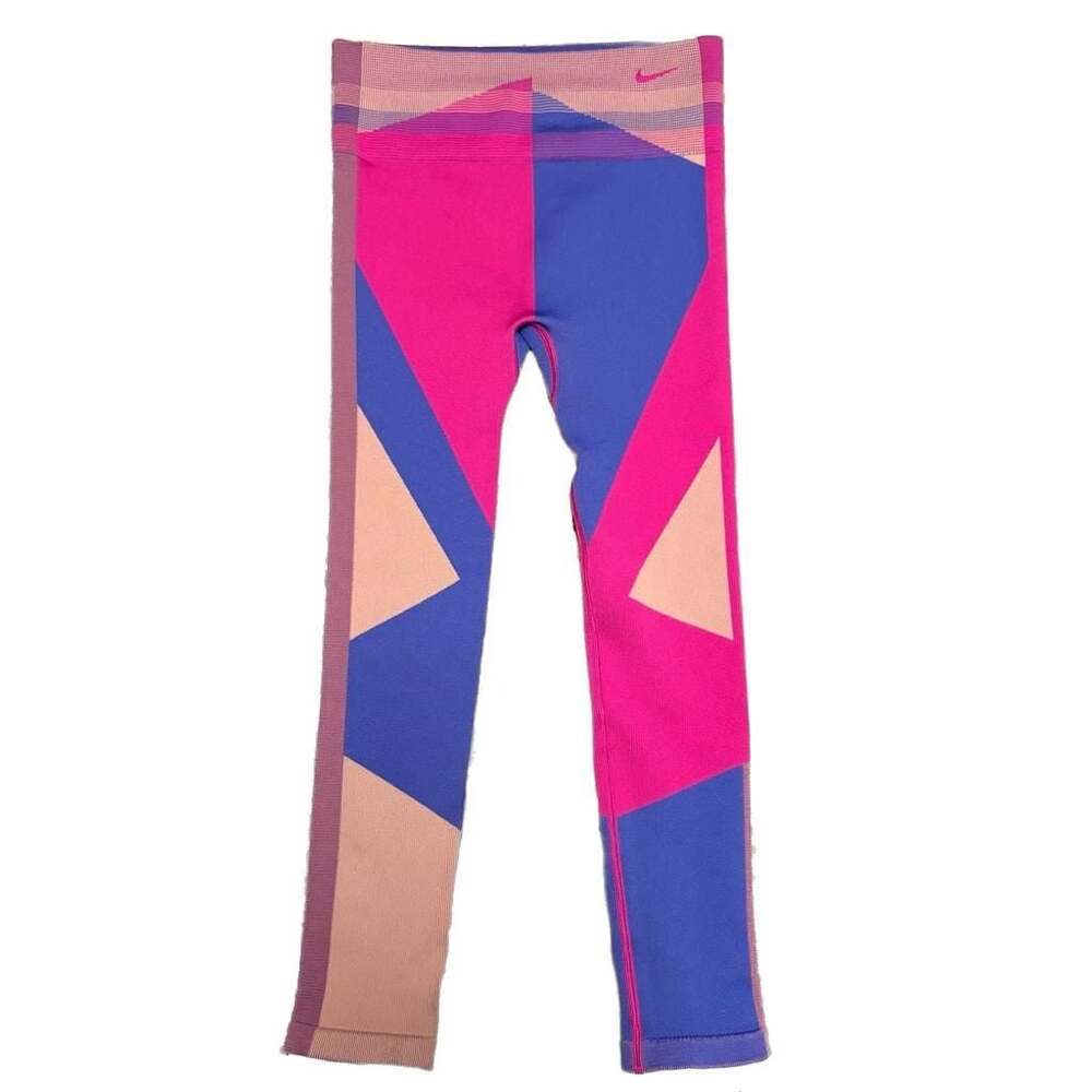Nike Sculpt Lux Icon Clash 7/8 Seamless Training Tights Running Yoga M